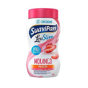 Bebida em Pó sabor Morango LevSlim Suavipan