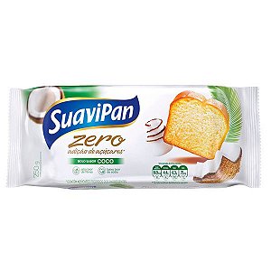 Bolo de Coco Zero Adição de Açúcar Suavipan 250g