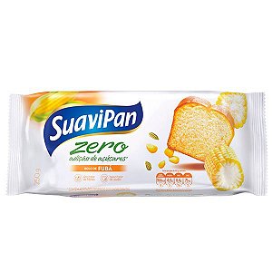 Bolo de Fubá Zero Adição de Açúcar Suavipan 250g