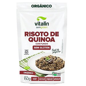 Risoto de Quinoa com Funghi Sem Glúten Vitalin 150g