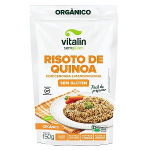 Risoto de Quinoa com Mandioquinha e Cenoura Vitalin 150g