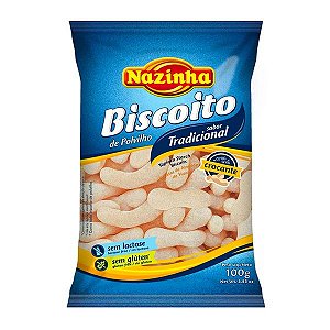 Biscoito de Polvilho Sem Glúten Nazinha 100g