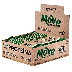 Barra Vegana Proteína Move Coco Hart's 12x40g