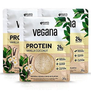 Proteína Vegana Vanilla Coconut Hart's - 3 doses