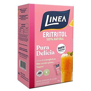 Eritritol Adoçante Natural 50 sachês Linea