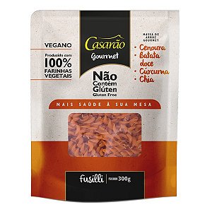 Massa Fusili Cenoura Sem Glúten Casarão 300g