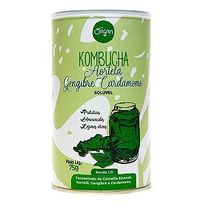 Kombucha Hortelã Gengibre e Cardamomo Organ