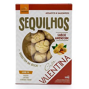 Sequilhos Sem Glúten sabor Amendoim Valentina 100g