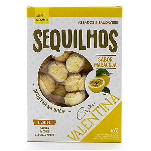 Sequilhos Sem Glúten sabor Maracujá Valentina