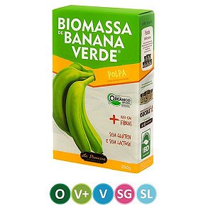 Biomassa de Banana Verde Polpa