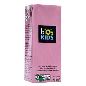 Bebida Orgânica Laranja e Cenoura biO2 Kids 200ml