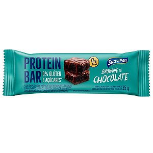 Barras de Proteína Zero Açúcar Brownie Caixa 12 unid