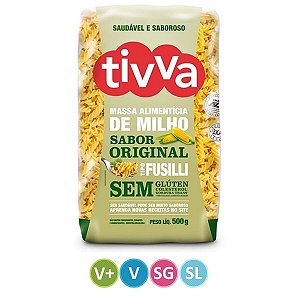 Fusilli Sem Glúten Original Tivva 500g