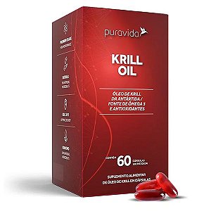 Óleo Krill 60 Cápsulas Pura Vida