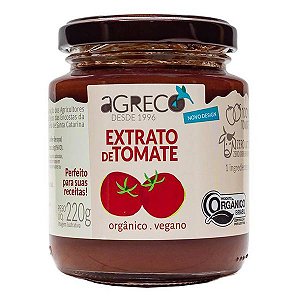 Extrato de Tomate Orgânico Agreco 220g