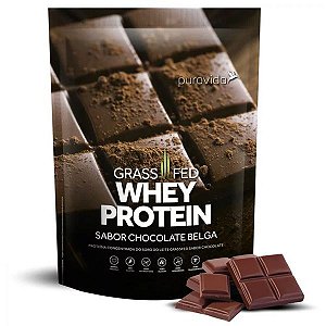 Whey Protein Grassfed sabor Chocolate Belga Pura Vida 450g