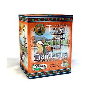 Chá Orgânico Mandarina com Especiarias Tribal Brasil cx 15 Sachês