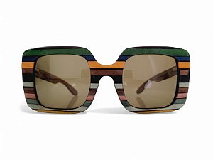 Óculos de madeira - Niara