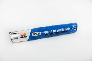 Papel Aluminio Wyda 7,5x45 Rolo UNI 