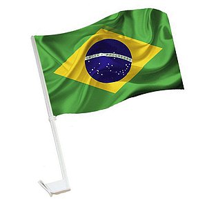 Bandeira do Brasil C/ Haste Iluminada 