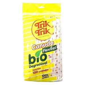 Canudo Trik Trik Bio Flex C/100