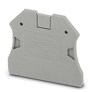 D-UT 2,5/10 TAMPA TERMINAL PARA BORNE CONECTOR DE PASSAGEM UT2,5 ATÉ UT10 3047028 PHOENIX CONTACT