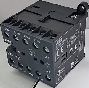 Minicontator auxiliar Tetrapolar 4A AC-15 3NA 1NF 24VCA GJH1211001R0311ABB