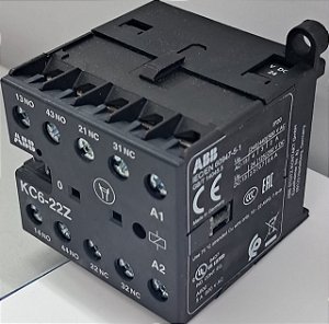 Minicontator auxiliar Tetrapolar 4A AC-15 4NF 110-125VCC GJH1213001R0224 ABB