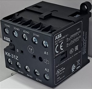 Minicontator auxiliar Tetrapolar 4A AC-15 3NA 1NF 220 VCA GJH1211001R8310 ABB