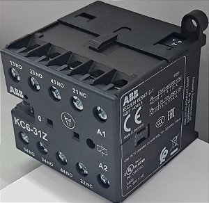 Minicontator auxiliar Tetrapolar 4A AC-15 3NA 1NF 24VCC GJH1213001R0311 ABB