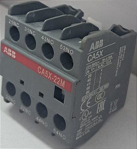 CA5X-22M- Bloco de Contato Auxiliar Frontal 2NA 2NF TETRAPOLAR 16A 1SBN019040R1122 ABB