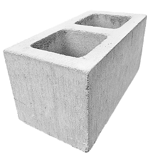 Bloco de concreto 19x19x39Cm