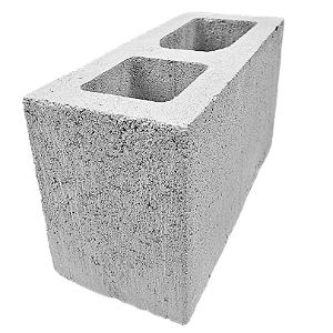 Bloco de concreto de ajuste 14x19x34Cm