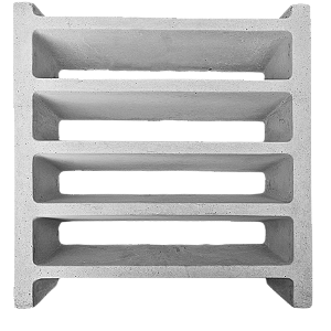 Elemento vazado Veneziana 39x39x10Cm