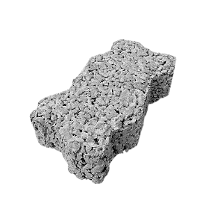 Paver 16 faces drenante 06x11x23Cm