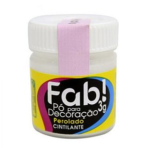 Pó Para Decoração Perolado Cintilante 3G FAB