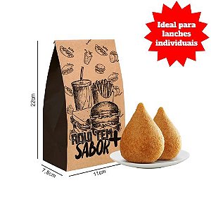 Saco Kraft Delivery 11x22 Impresso c/100