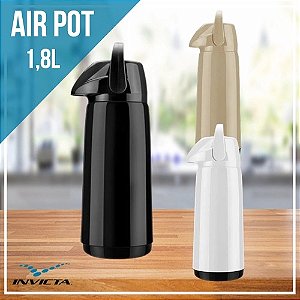 INVICTA GARRAFA AIR POT PP SLIM 1,8L CORES