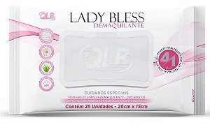 Toalha de Limpeza Demaquilante LadyBless - 28 unidades