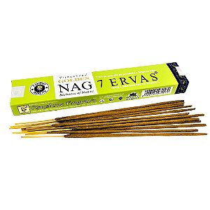 Incenso Indiano de Massala Golden Nag 7 Herbs