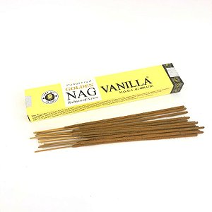Incenso Indiano de Massala Golden Nag Vanilla