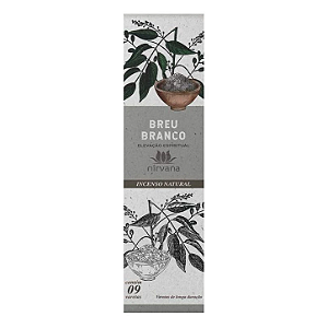Incenso Nirvana Natural Vareta - Breu Branco