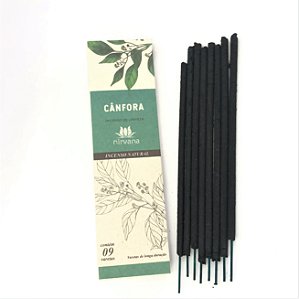 Incenso Nirvana Natural Vareta - Cânfora