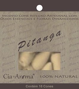 Incenso Natural Cone Cascata Cia de Aroma - Pitanga