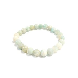 Pulseira Pedra Bola Amazonita Clara