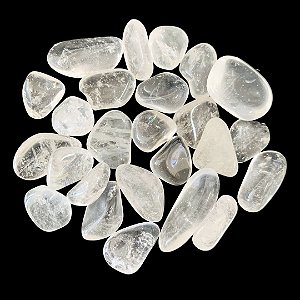 Pedra Rolada Cristal PCT 100 gramas 0,2 a 1cm