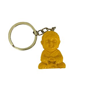 Chaveiro Mini Buda Amarelo