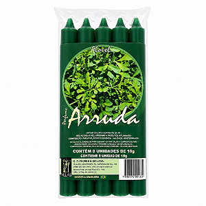 Vela Flovel Perfumada Palito - Arruda 15cm