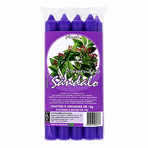Vela Flovel Perfumada Palito - Sândalo 15cm