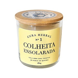 Vela Cura Herbal - Colheita Ensolarada